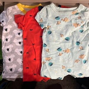 (3) Onesie Shorts